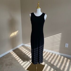 Marine Layer Black Lexi Daytime Midi Dress Size Medium